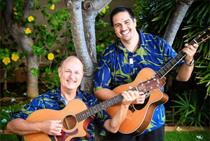 Jerry Santos & Kamuela Kimokeo at the Aulani